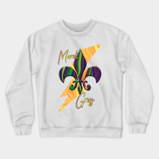 Mardi Gras Tubular Crewneck Sweatshirt